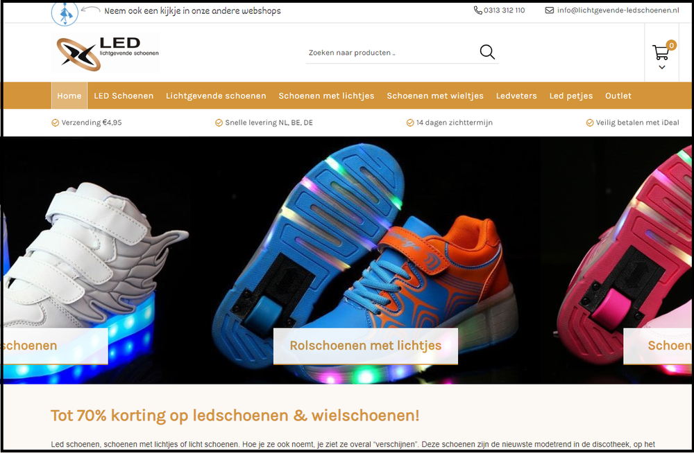 auditie Voorlopige Langskomen Lichtgevende-ledschoenen, Webcompanies B.V. - Webcompanies